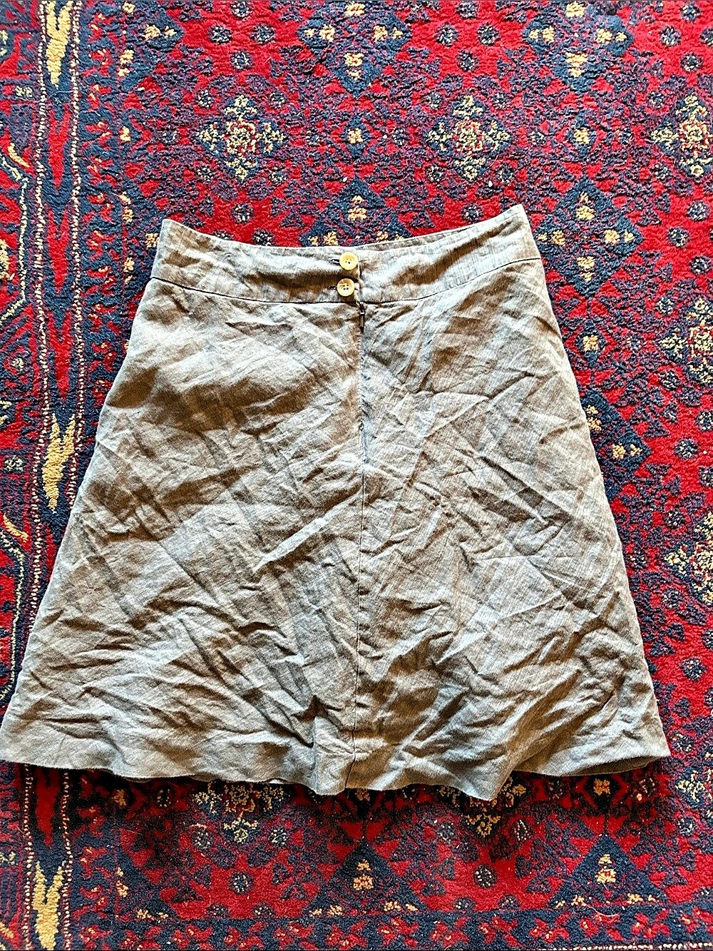 RW & CO midi Linen Skirt